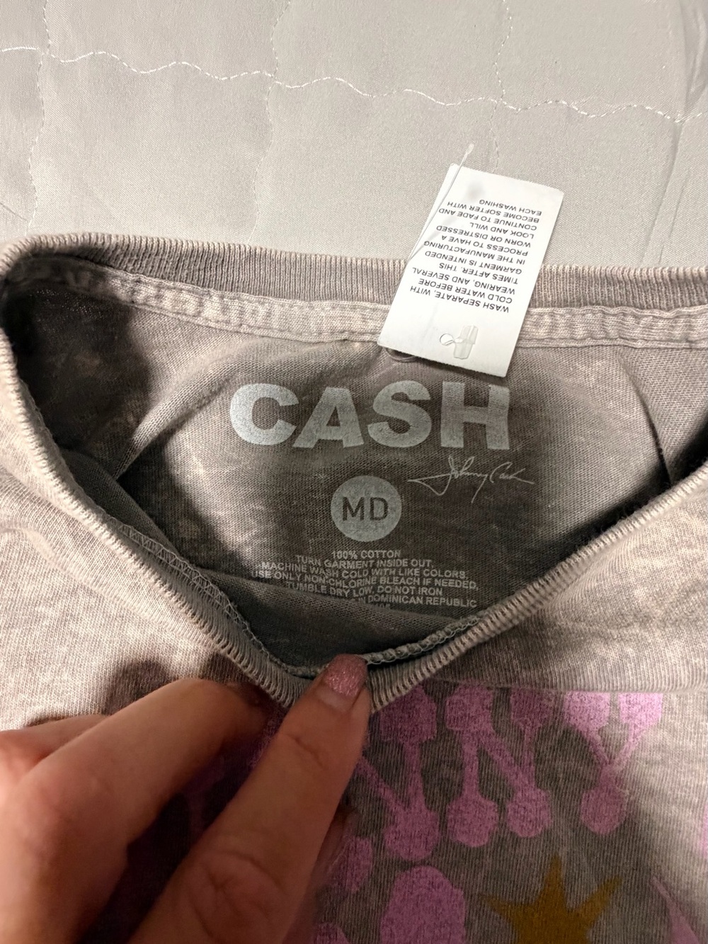 JOHNNY CASH T-SHIRT size M - Picture 2 of 3